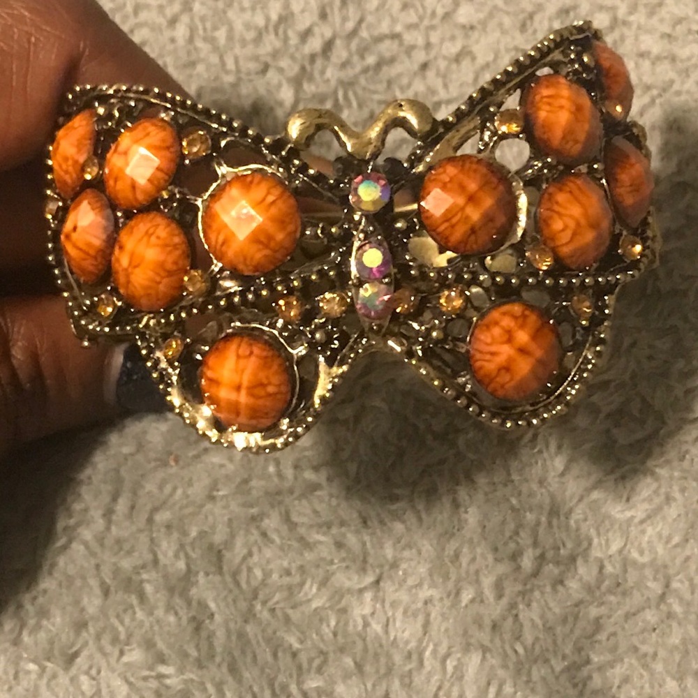 Butterfly encrusted bracelet
